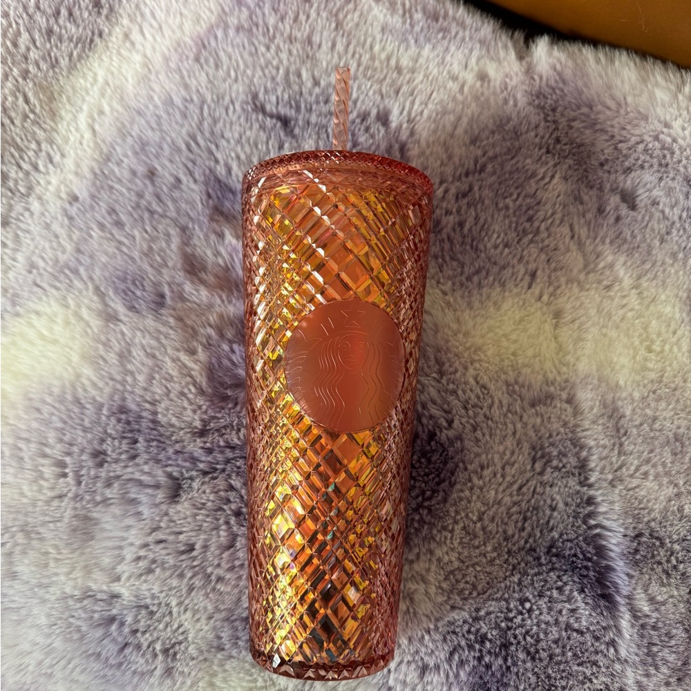 Starbucks champagne shimmering 24fl Tumblr studded